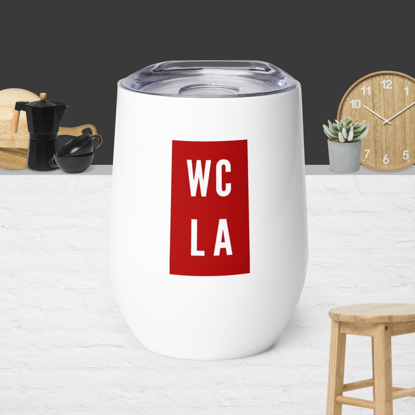 Wine & Culture LA Logo Wine Tumbler